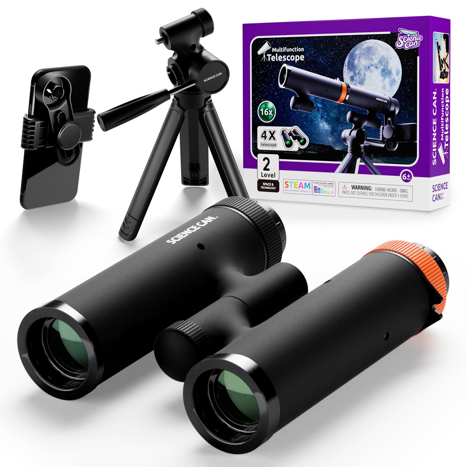 Amazon.com: Science Can Binoculars for Kids & Beginners - 3 in 1